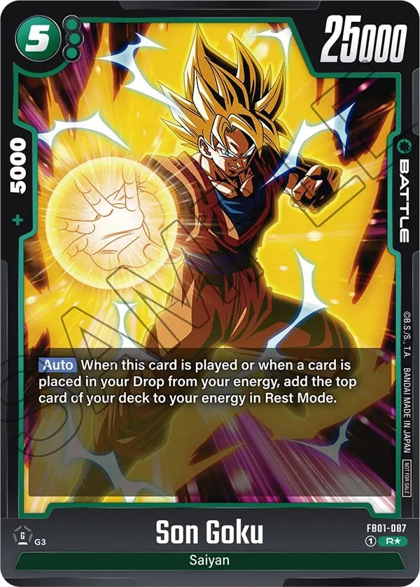 Image for Son Goku - FB01-087 (Tournament Pack 01) (Tournament and Championship Promos) (FB01-087) - Dragon Ball Super: Fusion World
