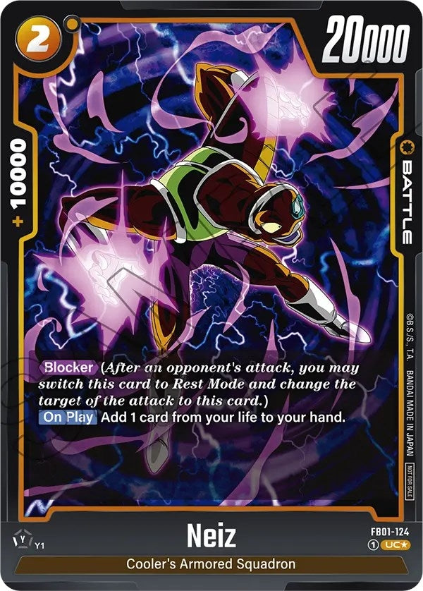 Image for Neiz (Tournament Pack 01) (Tournament and Championship Promos) (FB01-124) - Dragon Ball Super: Fusion World