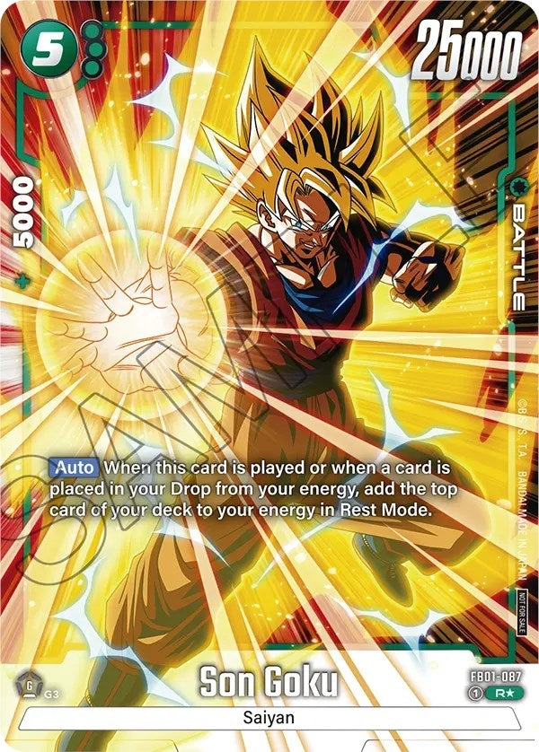 Image for Son Goku - FB01-087 (Tournament Pack -Winner- 01) (Tournament and Championship Promos) (FB01-087) - Dragon Ball Super: Fusion World