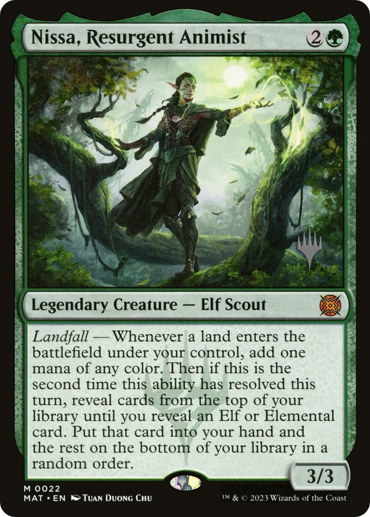 Image for Nissa, Resurgent Animist (Promo Pack: Murders at Karlov Manor) (22) - Magic: The Gathering