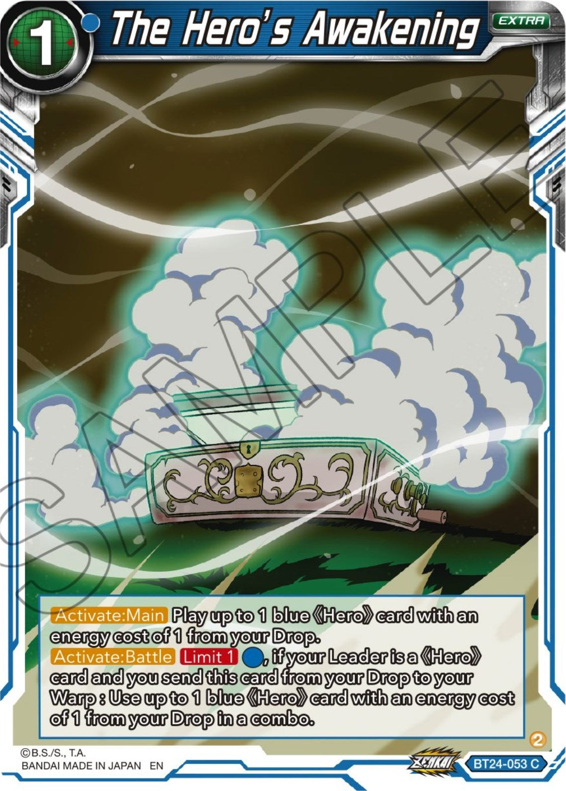 Image for The Hero's Awakening (Beyond Generations) (BT24-053) - Dragon Ball Super: Masters