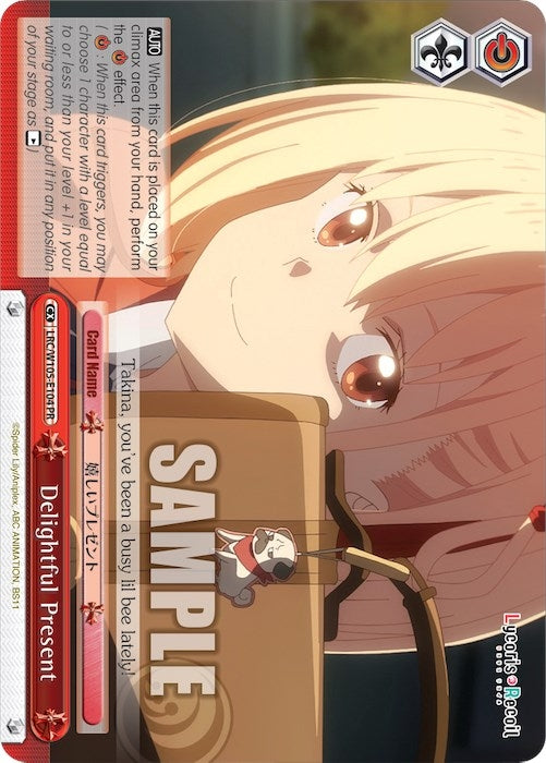 Image for Delightful Present (Lycoris Recoil) (LRC/W105-E104 PR) - Weiss Schwarz