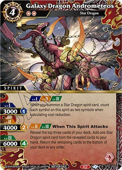 Image for Galaxy Dragon Andrometeos (Event Pack Vol. 4) (Launch & Event Promos) (ST01-002) - Battle Spirits Saga