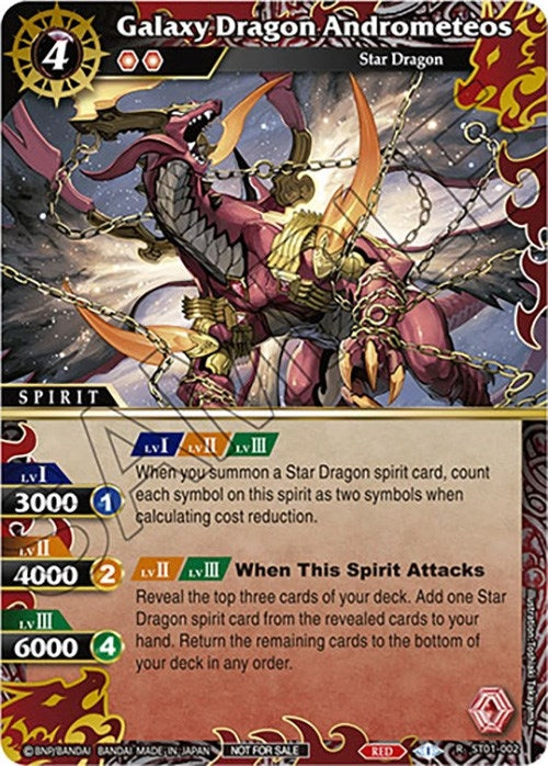 Image for Galaxy Dragon Andrometeos (Finalist Card Set Vol. 4) (Launch & Event Promos) (ST01-002) - Battle Spirits Saga