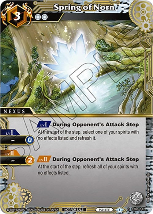 Image for Spring of Norn (Event Pack Vol. 4) (Launch & Event Promos) (ST03-012) - Battle Spirits Saga