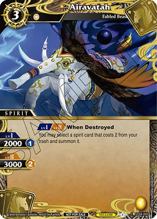 Image for Airavatah (Event Pack Vol. 4) (Launch & Event Promos) (ST04-003) - Battle Spirits Saga