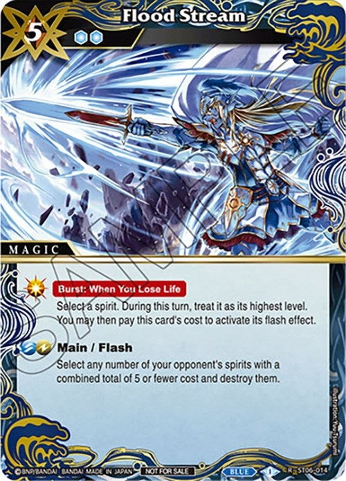 Image for Flood Stream (Finalist Card Set Vol. 4) (Launch & Event Promos) (ST06-014) - Battle Spirits Saga