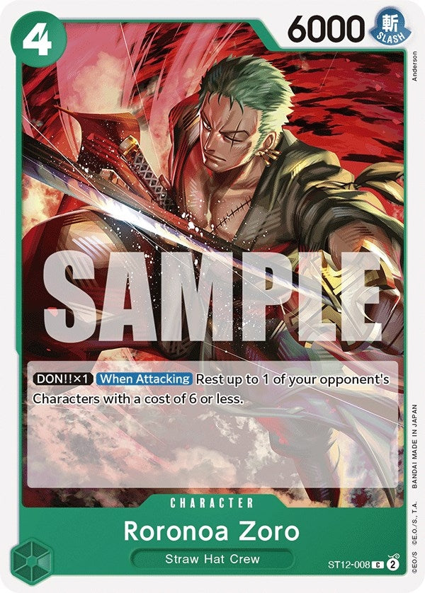 Image for Roronoa Zoro (Starter Deck 12: Zoro and Sanji) (ST12-008) - One Piece Card Game