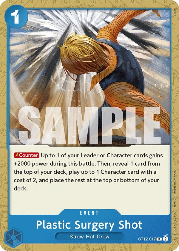 Image for Plastic Surgery Shot (Starter Deck 12: Zoro and Sanji) (ST12-017) - One Piece Card Game