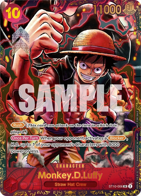 Image for Monkey.D.Luffy - ST10-006 (One Piece Promotion Cards) (ST10-006) - One Piece Card Game