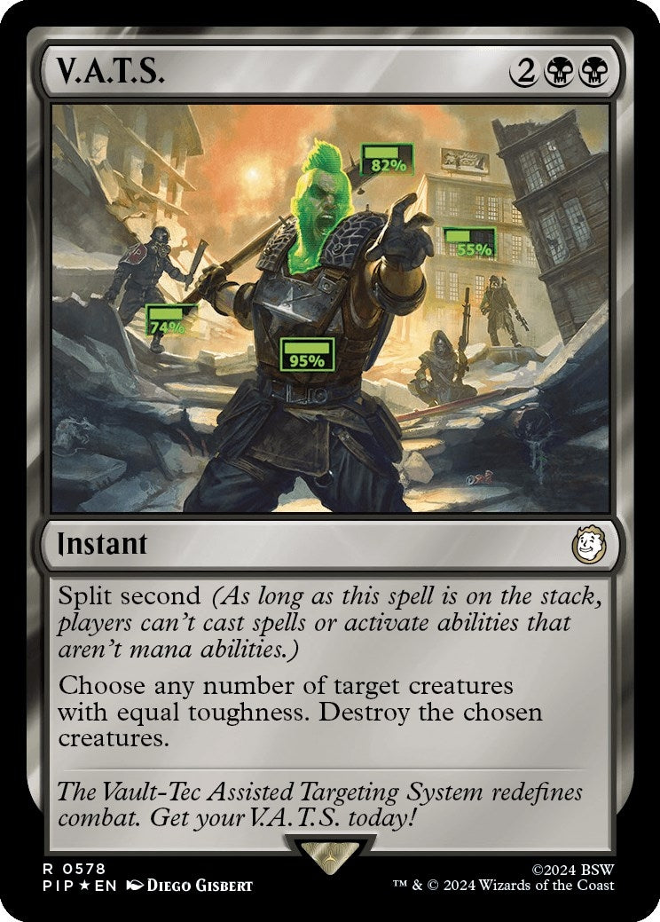 Image for V.A.T.S. (Surge Foil) (Universes Beyond: Fallout) (578) - Magic: The Gathering