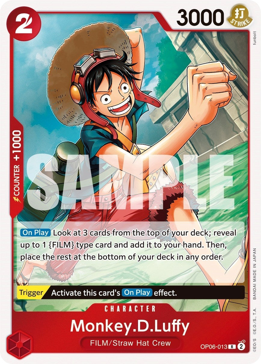 Image for Monkey.D.Luffy (Wings of the Captain) (OP06-013) - One Piece Card Game