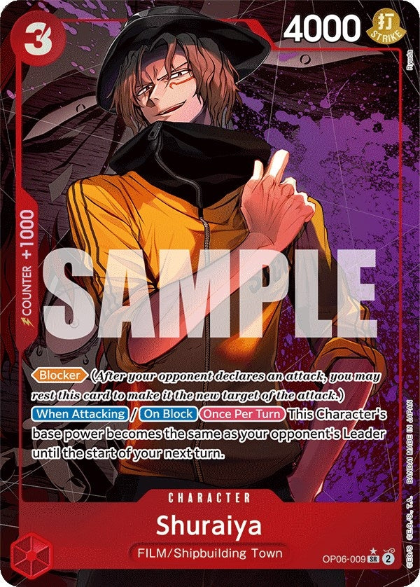 Image for Shuraiya (Alternate Art) (Wings of the Captain) (OP06-009) - One Piece Card Game