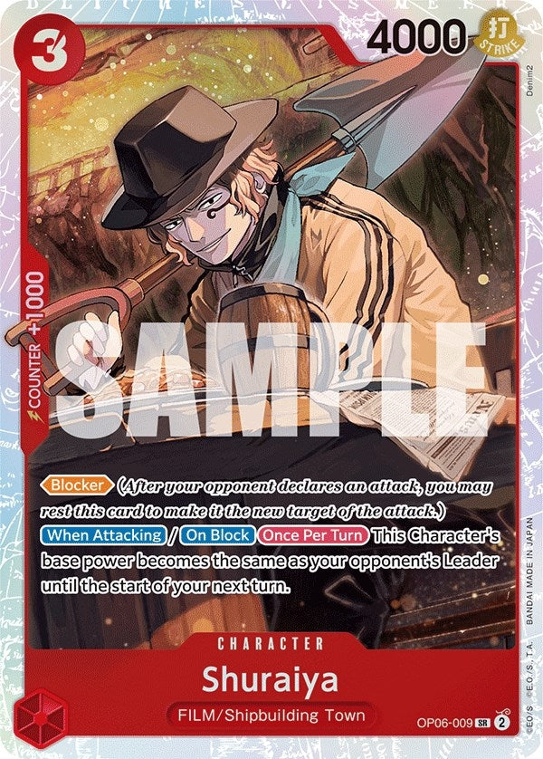 Image for Shuraiya (Wings of the Captain) (OP06-009) - One Piece Card Game