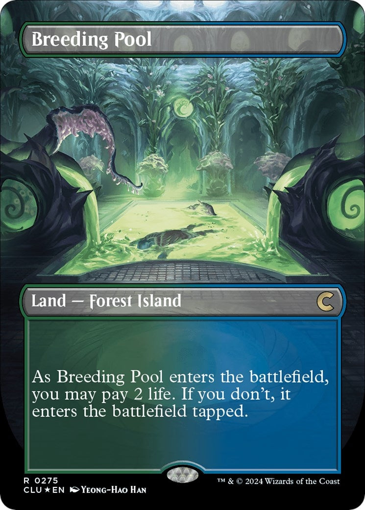 Image for Breeding Pool (Borderless) (Ravnica: Clue Edition) (275) - Magic: The Gathering