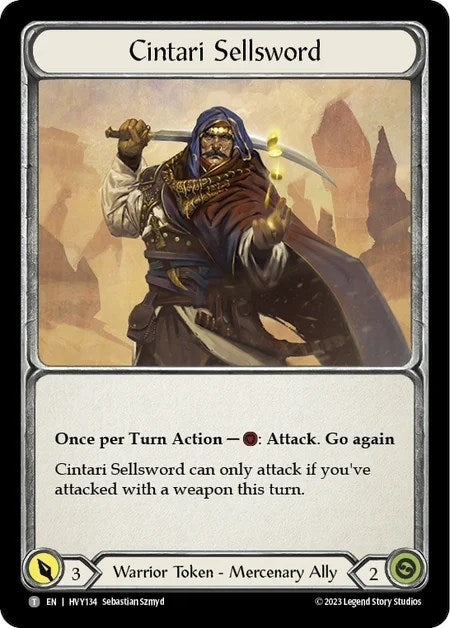 Image for Cintari Sellsword (Heavy Hitters) (HVY134) - Flesh and Blood TCG