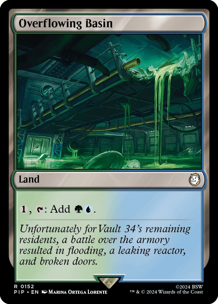 Image for Overflowing Basin (Universes Beyond: Fallout) (152) - Magic: The Gathering