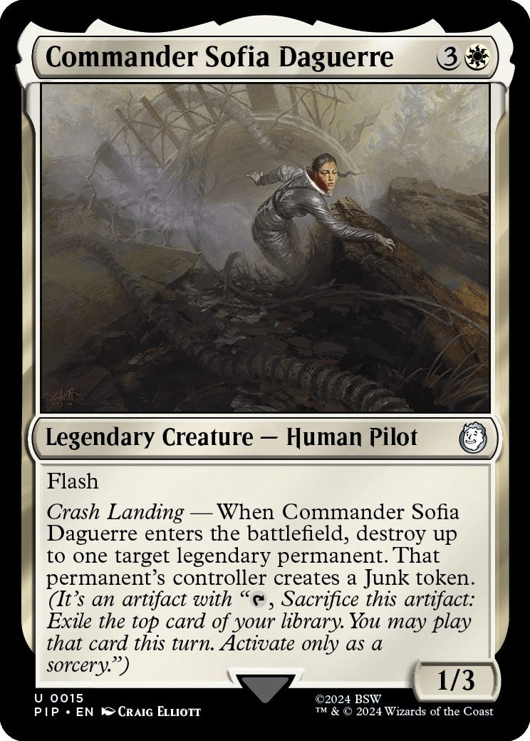 Image for Commander Sofia Daguerre (Universes Beyond: Fallout) (15) - Magic: The Gathering