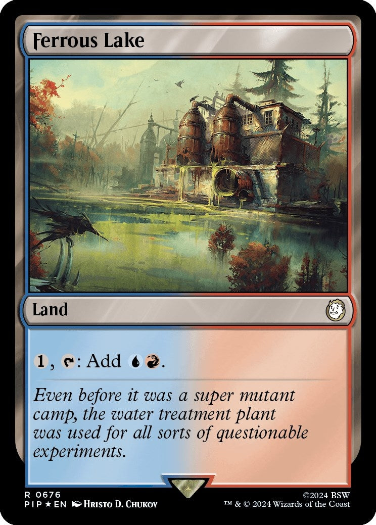 Image for Ferrous Lake (Surge Foil) (Universes Beyond: Fallout) (676) - Magic: The Gathering