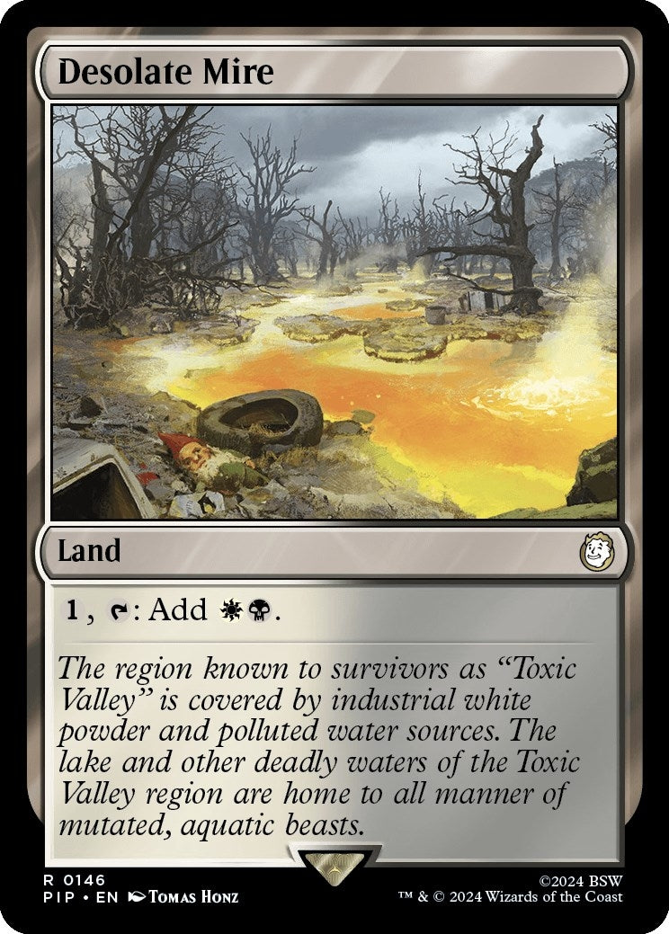 Image for Desolate Mire (Universes Beyond: Fallout) (146) - Magic: The Gathering