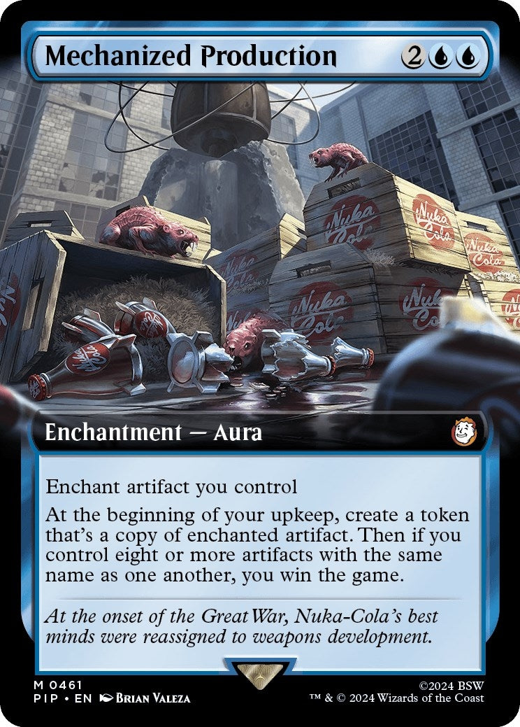 Image for Mechanized Production (Extended Art) (Universes Beyond: Fallout) (461) - Magic: The Gathering