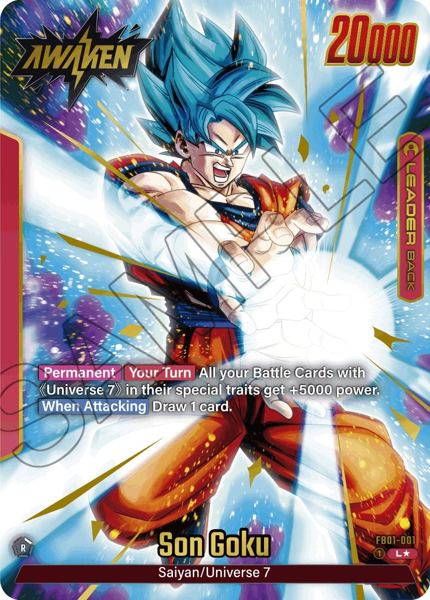 Image for Son Goku - FB01-001 (Alternate Art) (Awakened Pulse) (FB01-001) - Dragon Ball Super: Fusion World