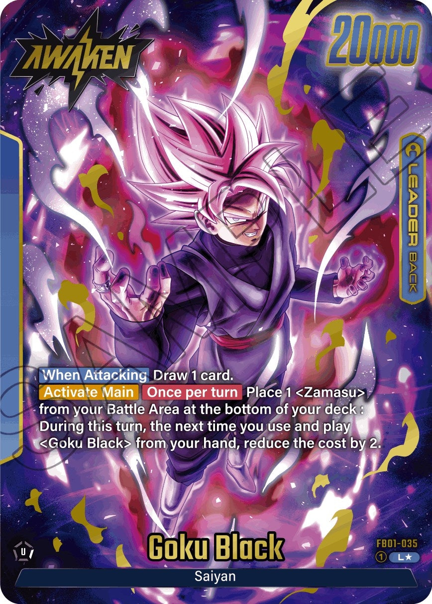 Image for Goku Black - FB01-035 (Alternate Art) (Awakened Pulse) (FB01-035) - Dragon Ball Super: Fusion World