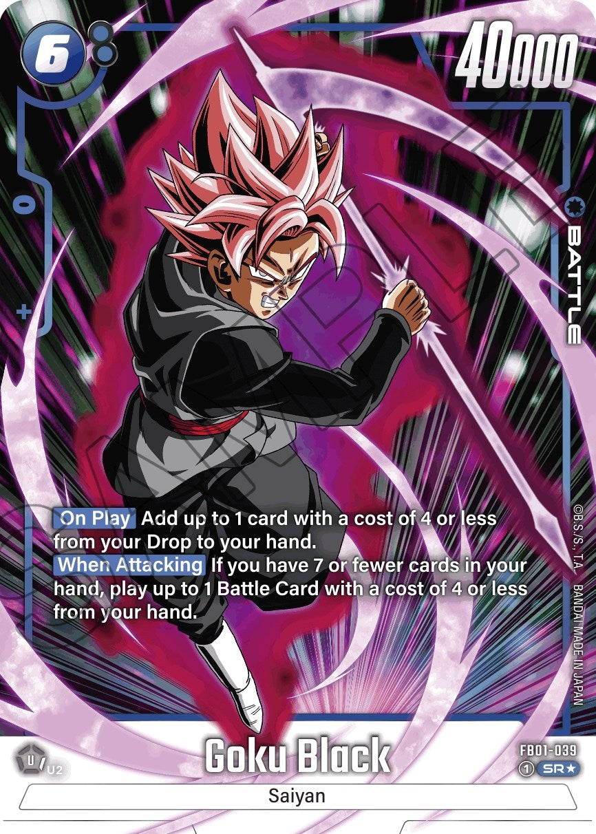 Image for Goku Black - FB01-039 (Alternate Art) (Awakened Pulse) (FB01-039) - Dragon Ball Super: Fusion World