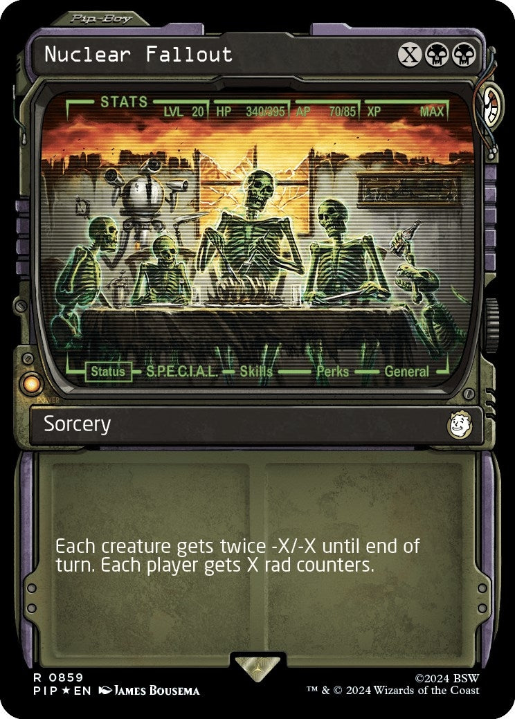Image for Nuclear Fallout (Showcase) (Surge Foil) (Universes Beyond: Fallout) (859) - Magic: The Gathering