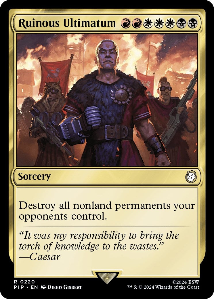 Image for Ruinous Ultimatum (Universes Beyond: Fallout) (220) - Magic: The Gathering