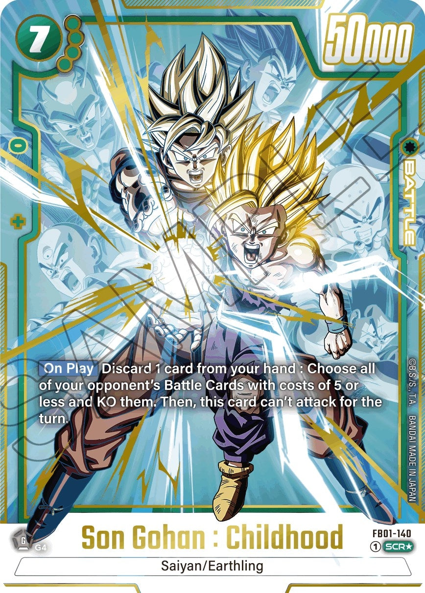 Image for Son Gohan : Childhood - FB01-140 (Alternate Art) (Awakened Pulse) (FB01-140) - Dragon Ball Super: Fusion World