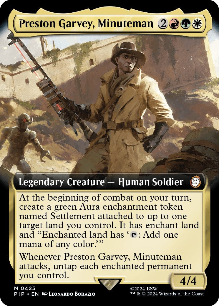 Image for Preston Garvey, Minuteman (Extended Art) (Universes Beyond: Fallout) (425) - Magic: The Gathering