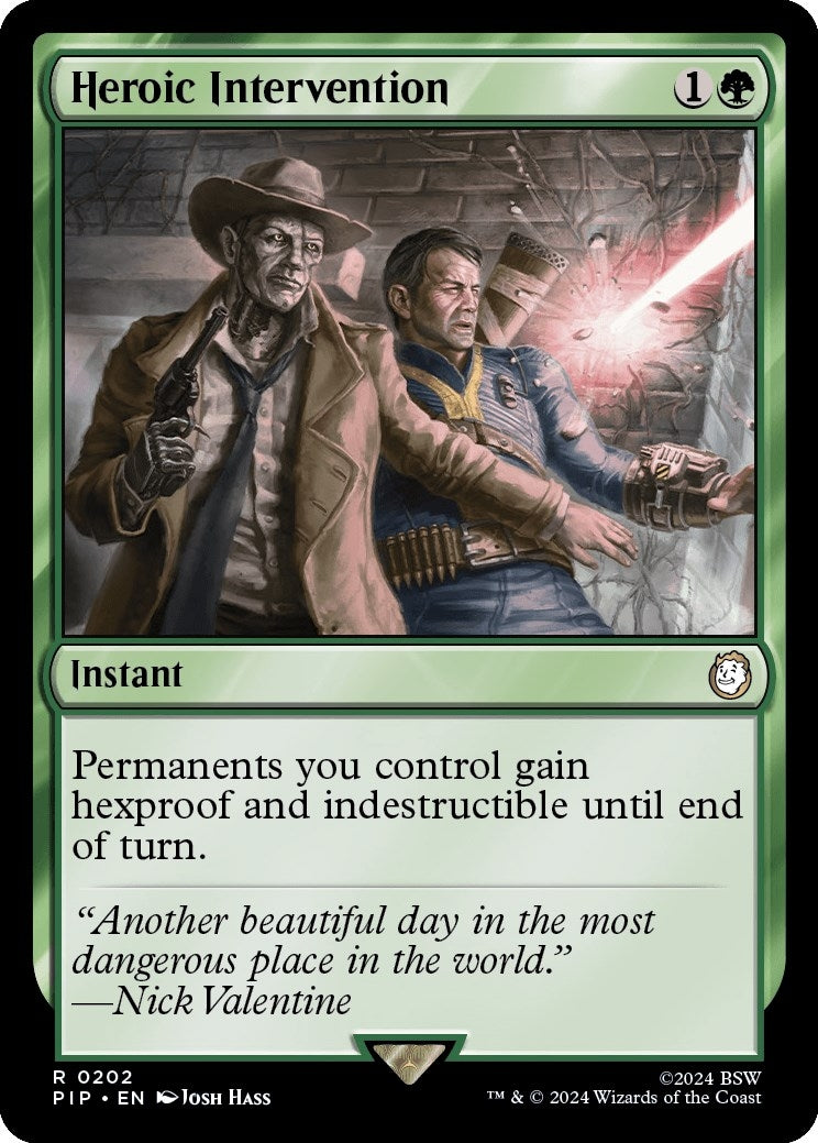 Image for Heroic Intervention (Universes Beyond: Fallout) (202) - Magic: The Gathering