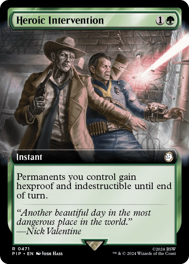 Image for Heroic Intervention (Extended Art) (Universes Beyond: Fallout) (471) - Magic: The Gathering