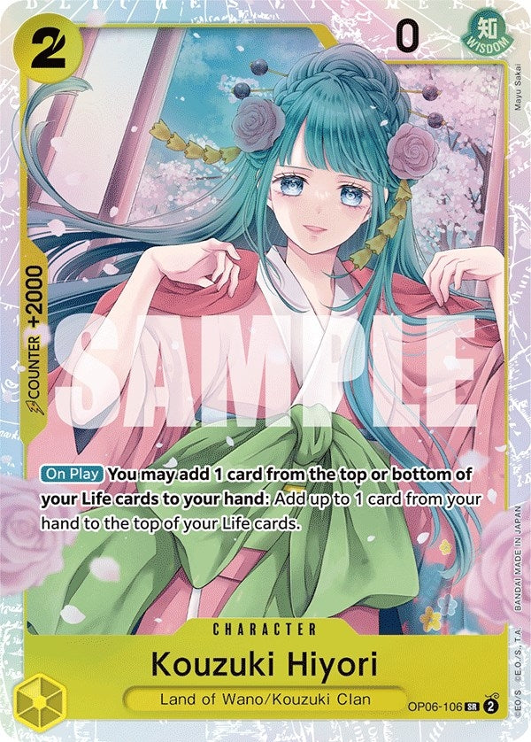 Image for Kouzuki Hiyori (Wings of the Captain) (OP06-106) - One Piece Card Game