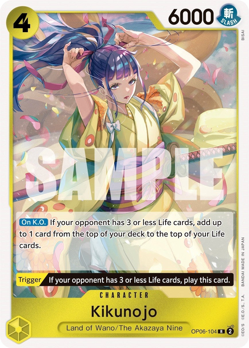 Image for Kikunojo (Wings of the Captain) (OP06-104) - One Piece Card Game