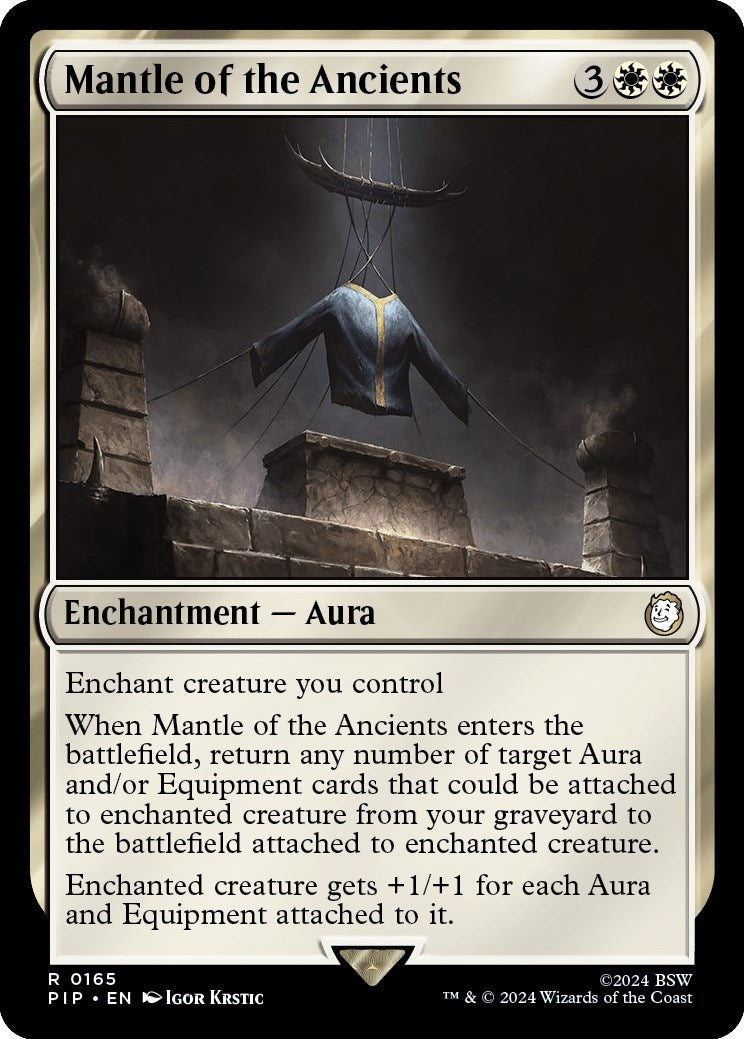 Image for Mantle of the Ancients (Universes Beyond: Fallout) (165) - Magic: The Gathering
