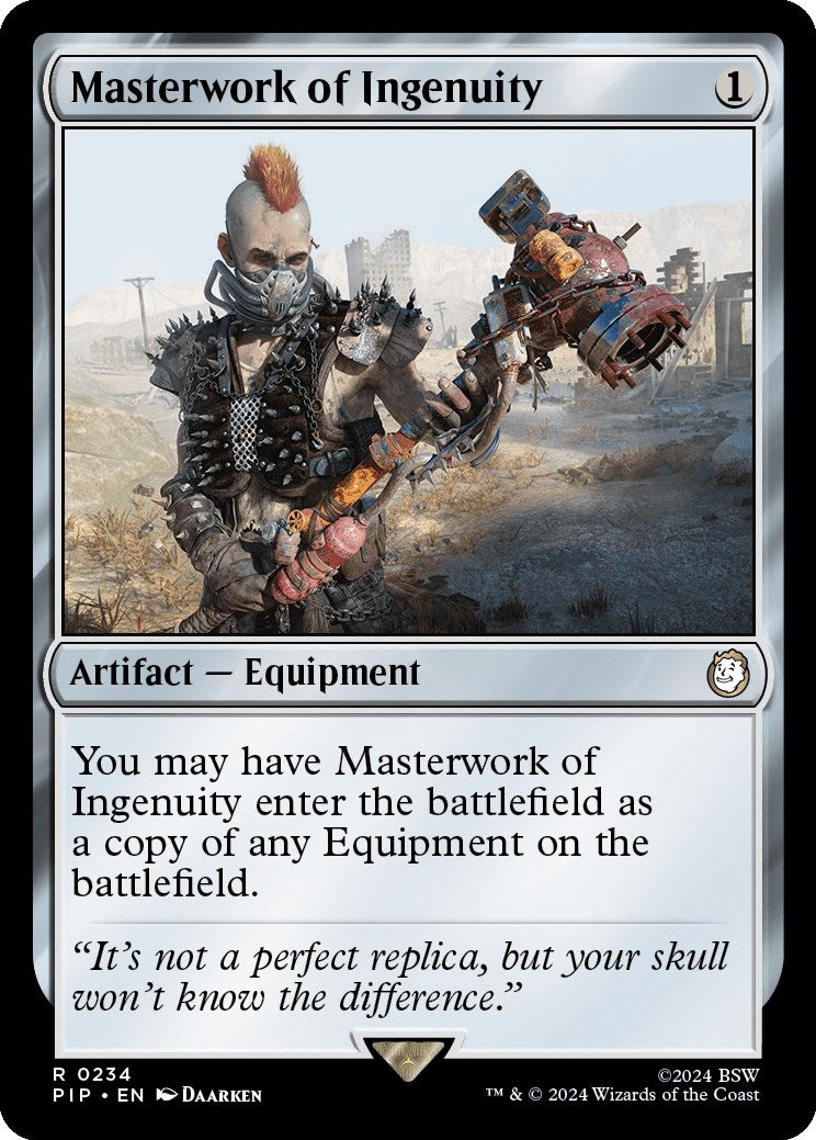 Image for Masterwork of Ingenuity (Universes Beyond: Fallout) (234) - Magic: The Gathering