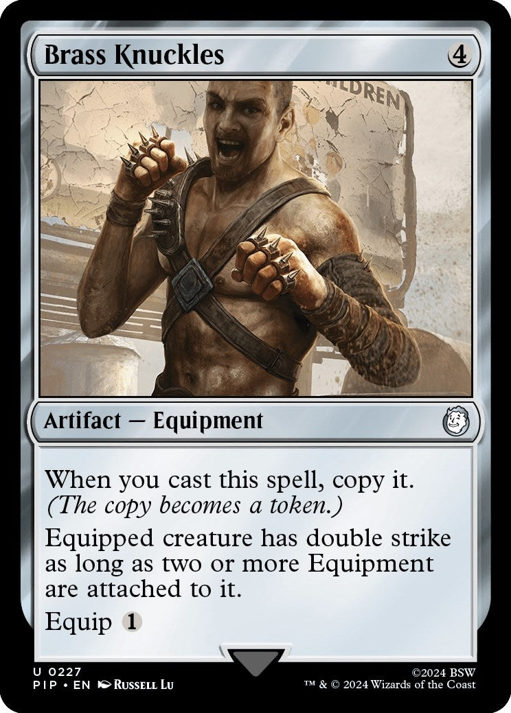 Image for Brass Knuckles (Universes Beyond: Fallout) (227) - Magic: The Gathering