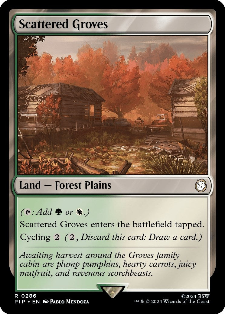 Image for Scattered Groves (Universes Beyond: Fallout) (286) - Magic: The Gathering