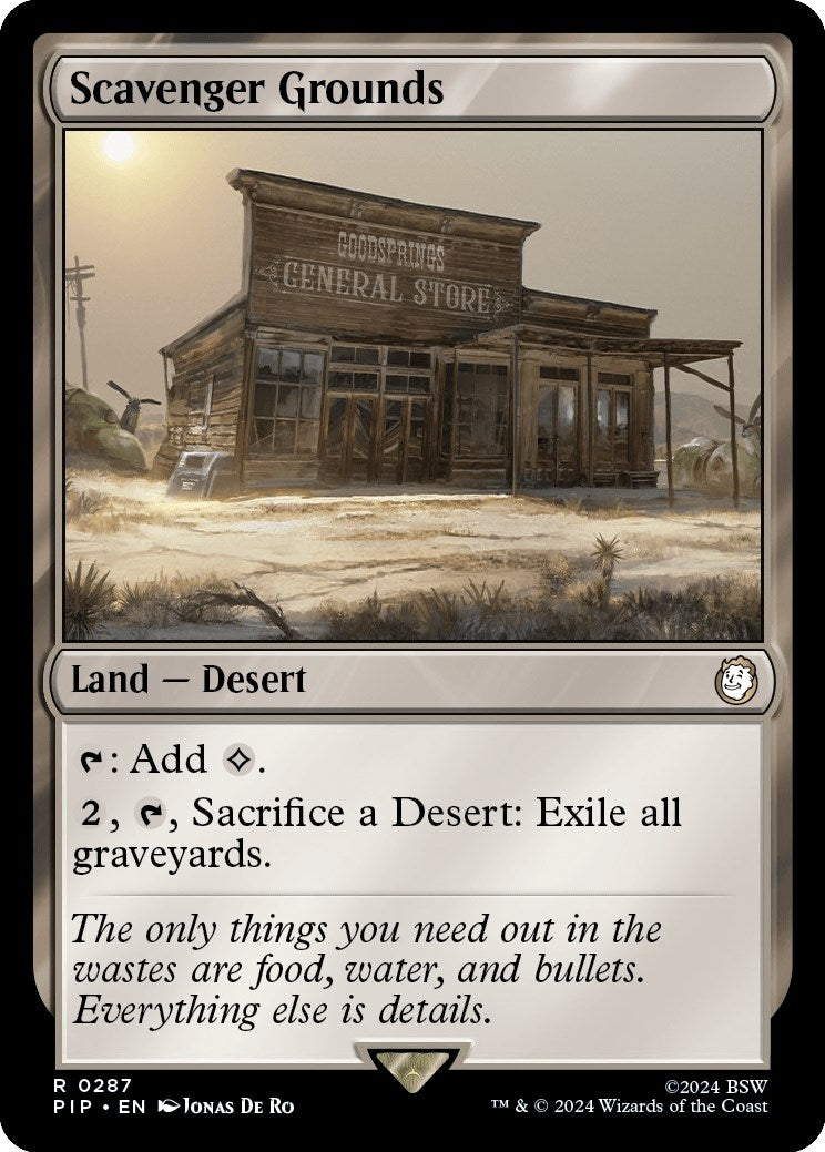 Image for Scavenger Grounds (Universes Beyond: Fallout) (287) - Magic: The Gathering