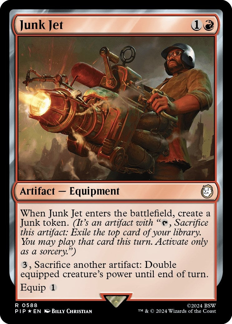 Image for Junk Jet (Surge Foil) (Universes Beyond: Fallout) (588) - Magic: The Gathering