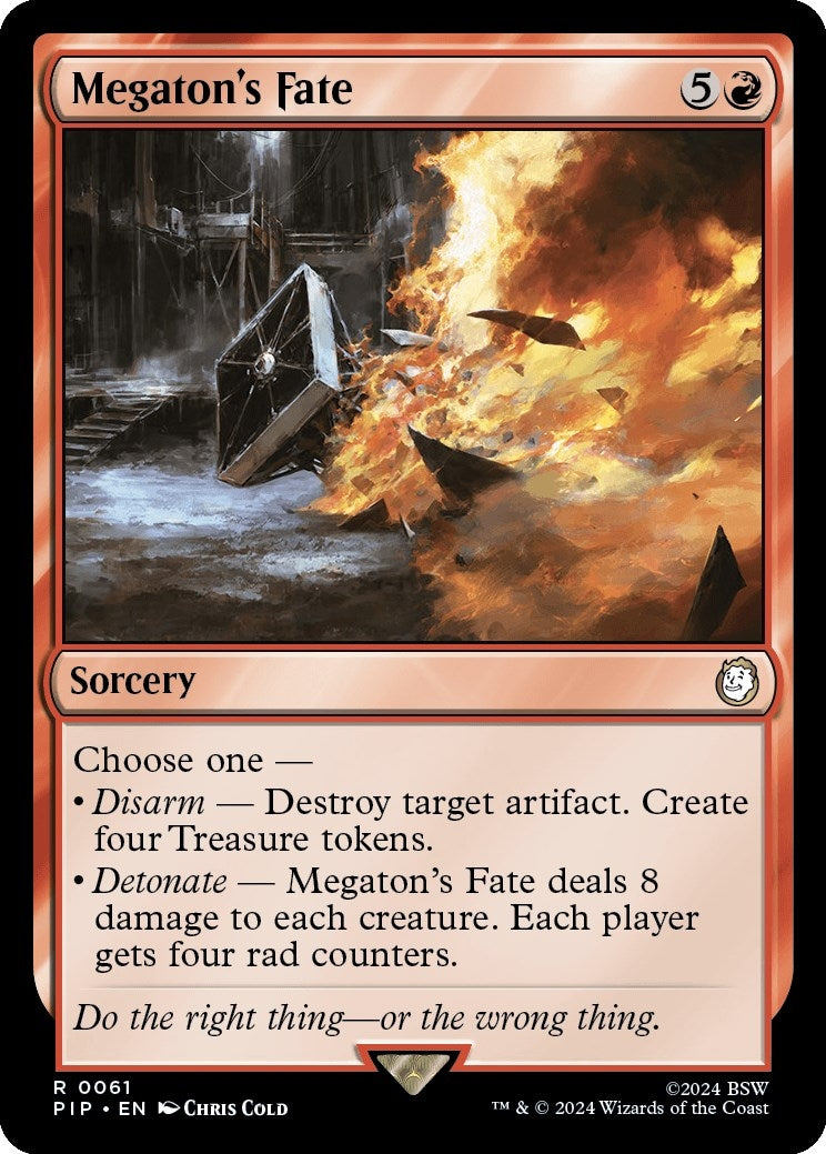 Image for Megaton's Fate (Universes Beyond: Fallout) (61) - Magic: The Gathering
