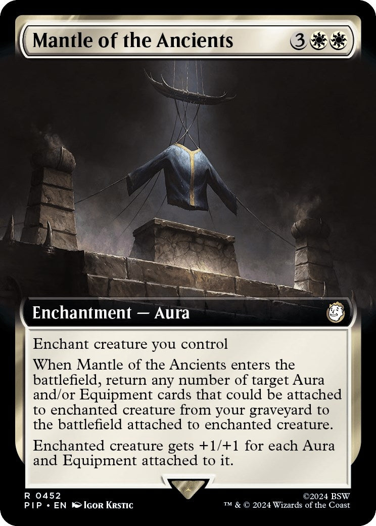 Image for Mantle of the Ancients (Extended Art) (Universes Beyond: Fallout) (452) - Magic: The Gathering