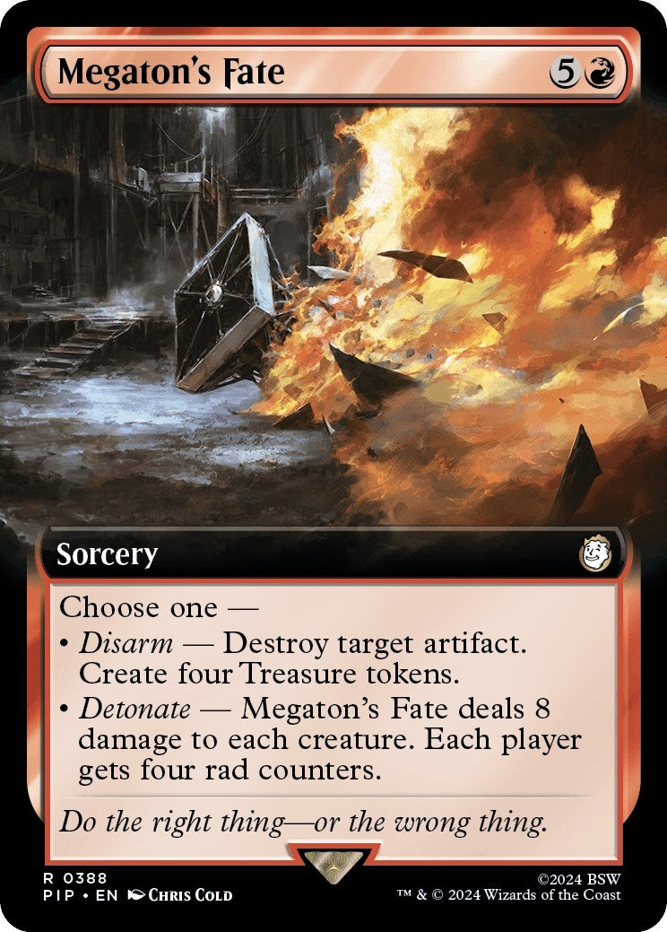Image for Megaton's Fate (Extended Art) (Universes Beyond: Fallout) (388) - Magic: The Gathering