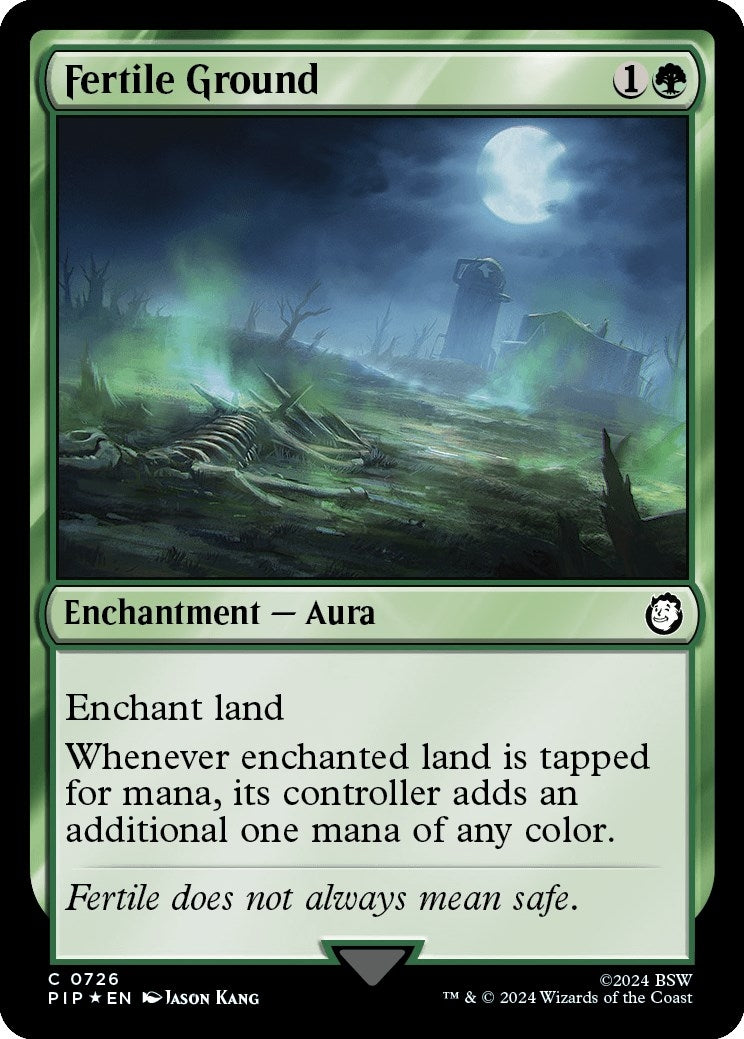 Image for Fertile Ground (Surge Foil) (Universes Beyond: Fallout) (726) - Magic: The Gathering