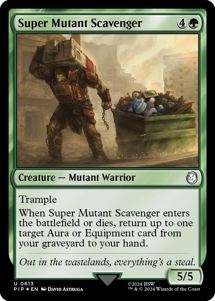 Image for Super Mutant Scavenger (Surge Foil) (Universes Beyond: Fallout) (613) - Magic: The Gathering