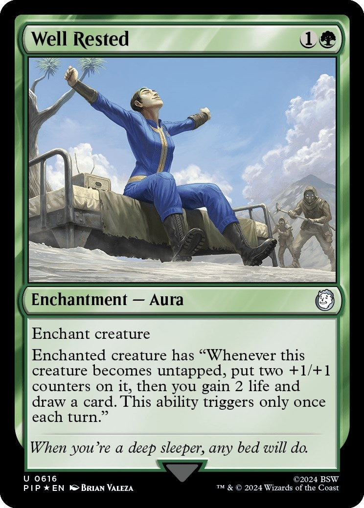 Image for Well Rested (Surge Foil) (Universes Beyond: Fallout) (616) - Magic: The Gathering
