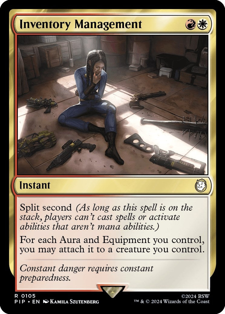 Image for Inventory Management (Universes Beyond: Fallout) (105) - Magic: The Gathering