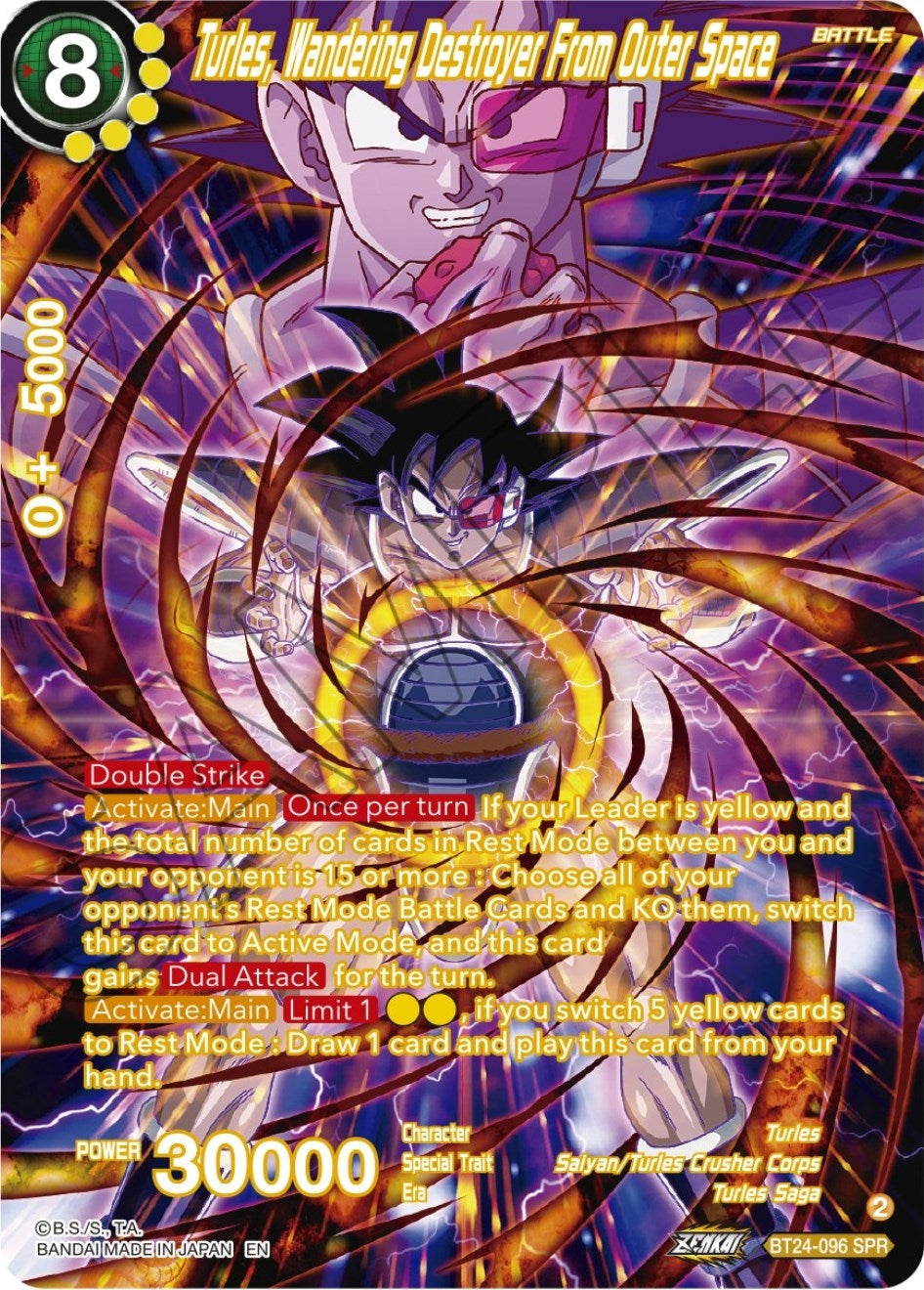 Image for Turles, Wandering Destroyer From Outer Space (SPR) (Beyond Generations) (BT24-096) - Dragon Ball Super: Masters